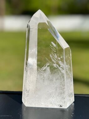 ❤️ Grade AAA Lemurian Quartz Tower with Barcodes ❤️